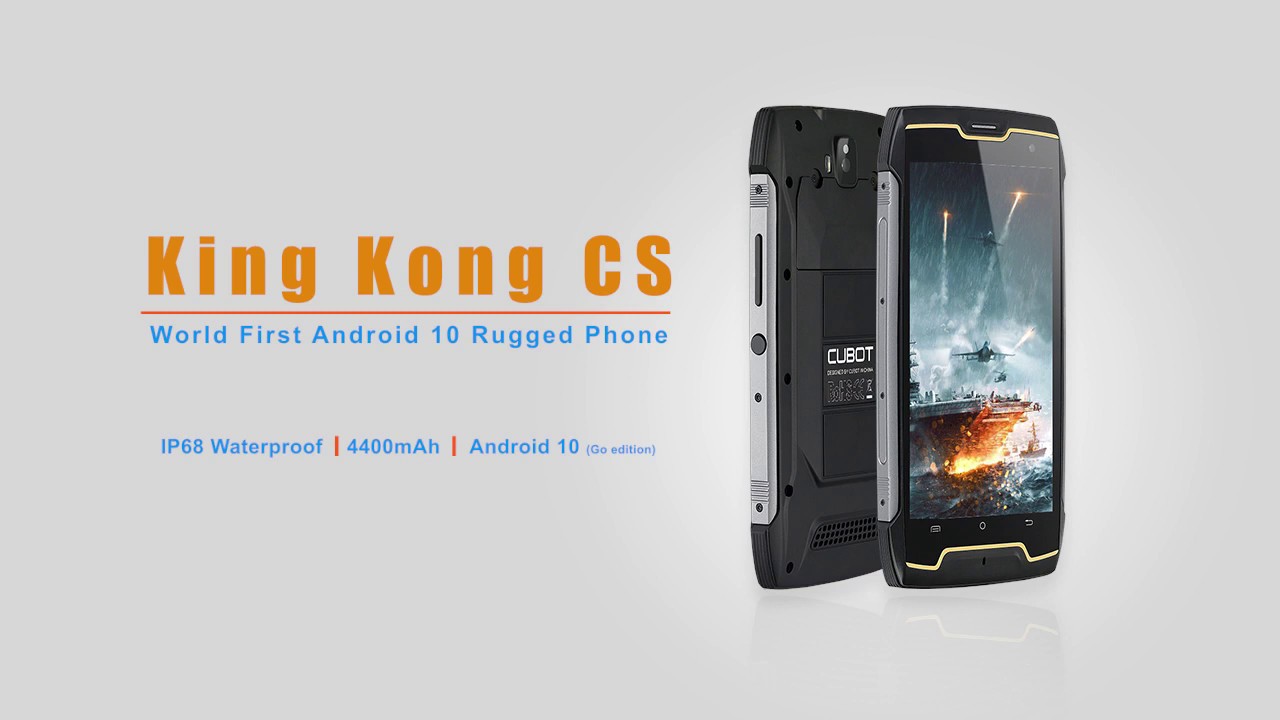 The First Android 10 Rugged Phone Cubot King Kong Cs Youtube