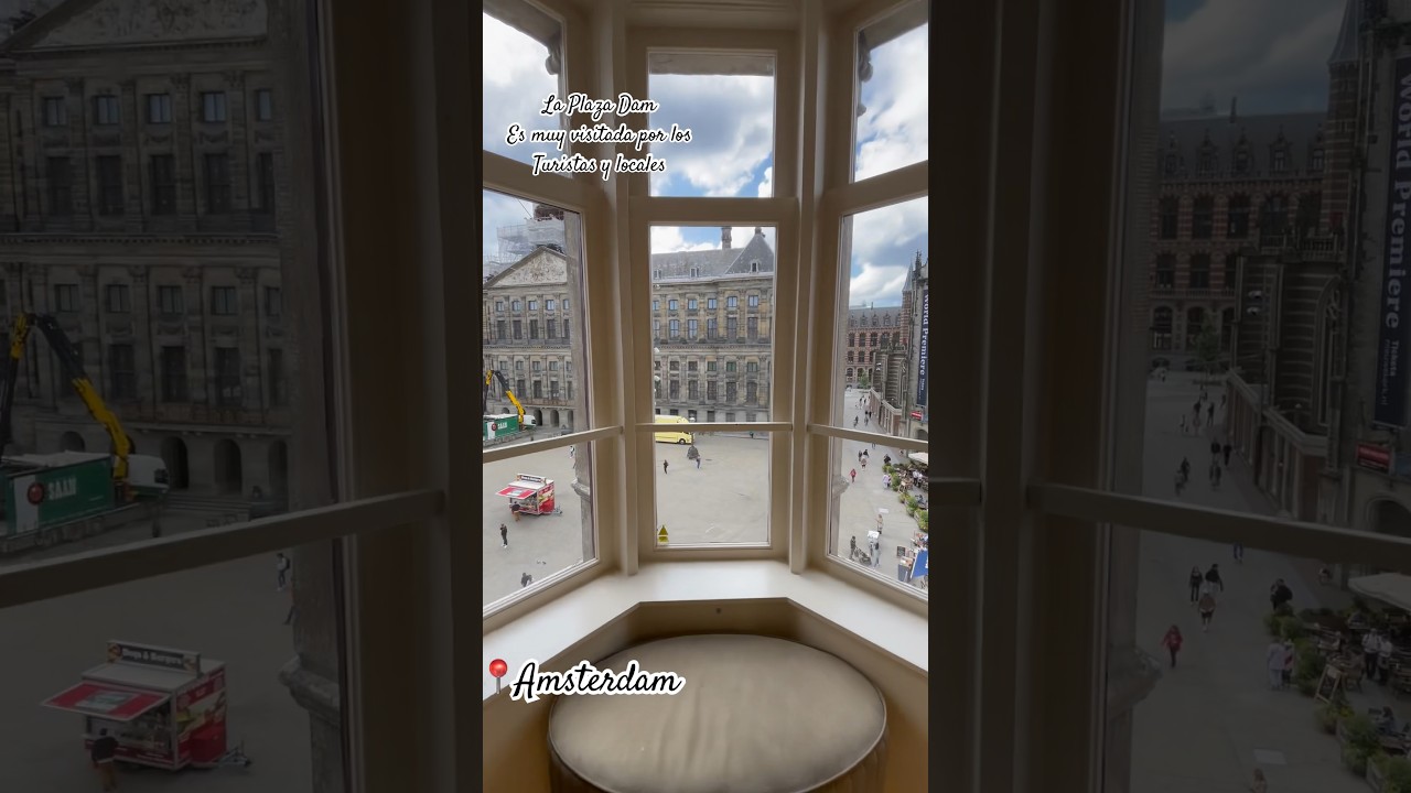 Una de las PLAZA mas Visitada en AMSTERDAM 📍Plaza DAM 