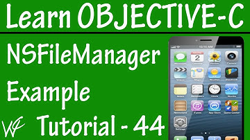 Free Objective C Programming Tutorial for Beginners 44 - Check File Exist or Not in Objective C