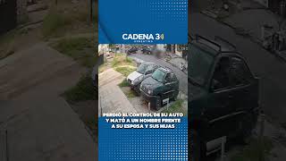 Perdió el control de su auto y mató a un hombre frente a su esposa y sus hijas | Cadena 3 Argentina Perdió el control de su auto y mató a un hombre frente a su esposa y sus hijas | Cadena 3 Argentina