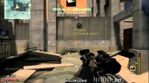 Modern Warfare 3 Wii Quick Scope Montage