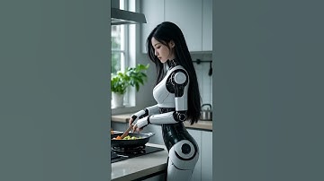 Imaginations about robots in the future  cooking for the elderly  #robots #robot #机器人 1