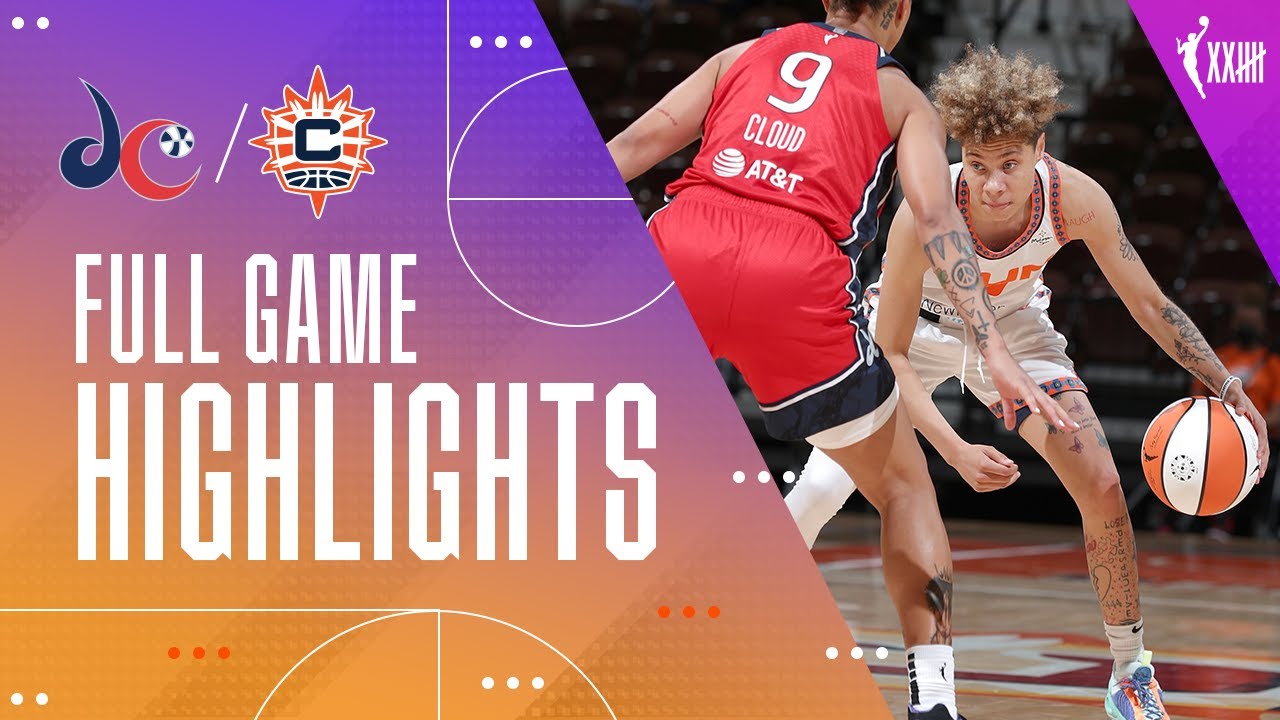 Washington Mystics vs. Connecticut Sun, FULL GAME HIGHLIGHTS