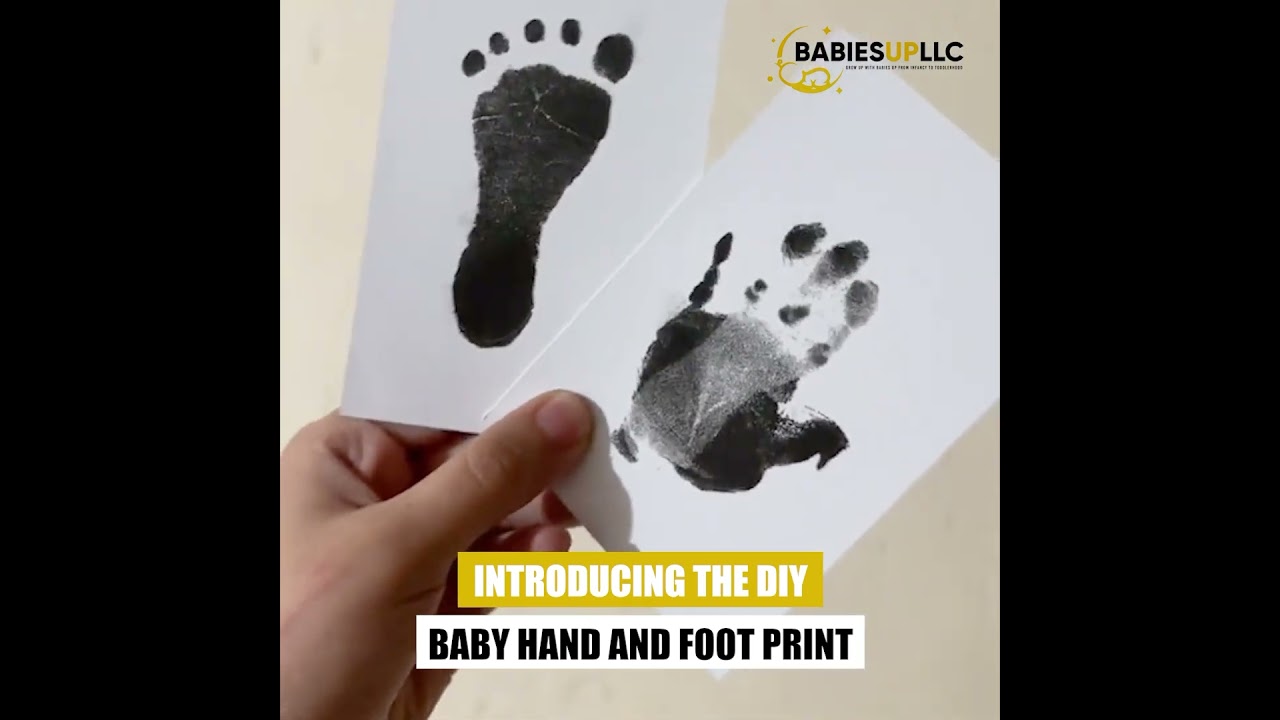 Memories in the Making: Personalized Baby Footprint Keepsake 