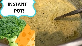 Instant Pot Broccoli Cheddar Soup
