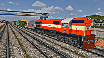 MSTS OPEN RAILS 12126 PRAGATI SUPERFAST EXPRESS