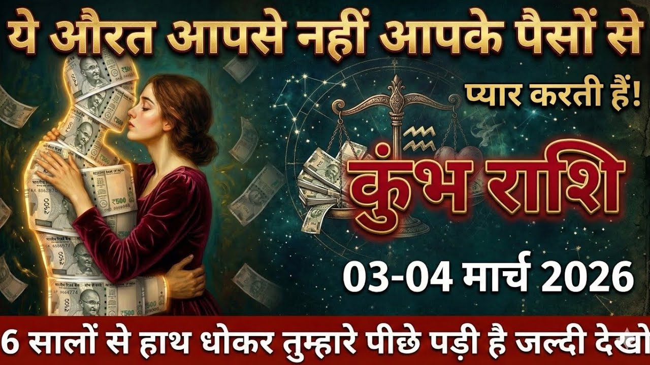 कुंभ राशि, 01और 02 मार्च 2026 ये औरत आपसे नहीं आपके पैसों से प्यार करती है कई सालों से पीछे है।