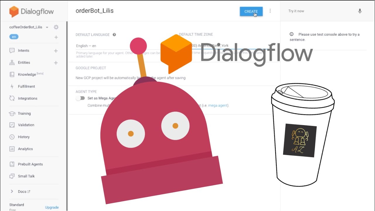 Build Dialogflow Chatbot Lilis 2: Modify Default Welcome and Fallback Intents for Chatbot's Purpose