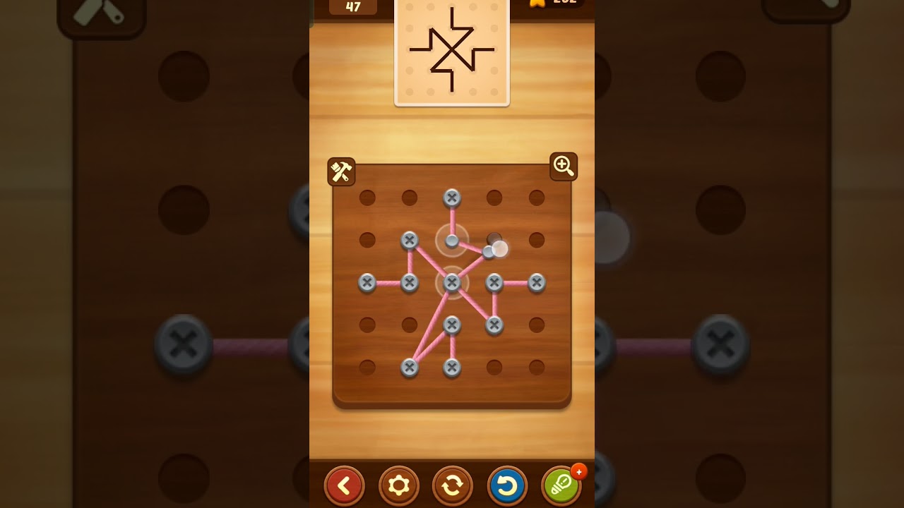 Line puzzle: string Art level 47 || shorts #