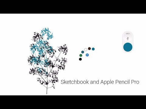 Sketchbook and Apple Pencil Pro - YouTube