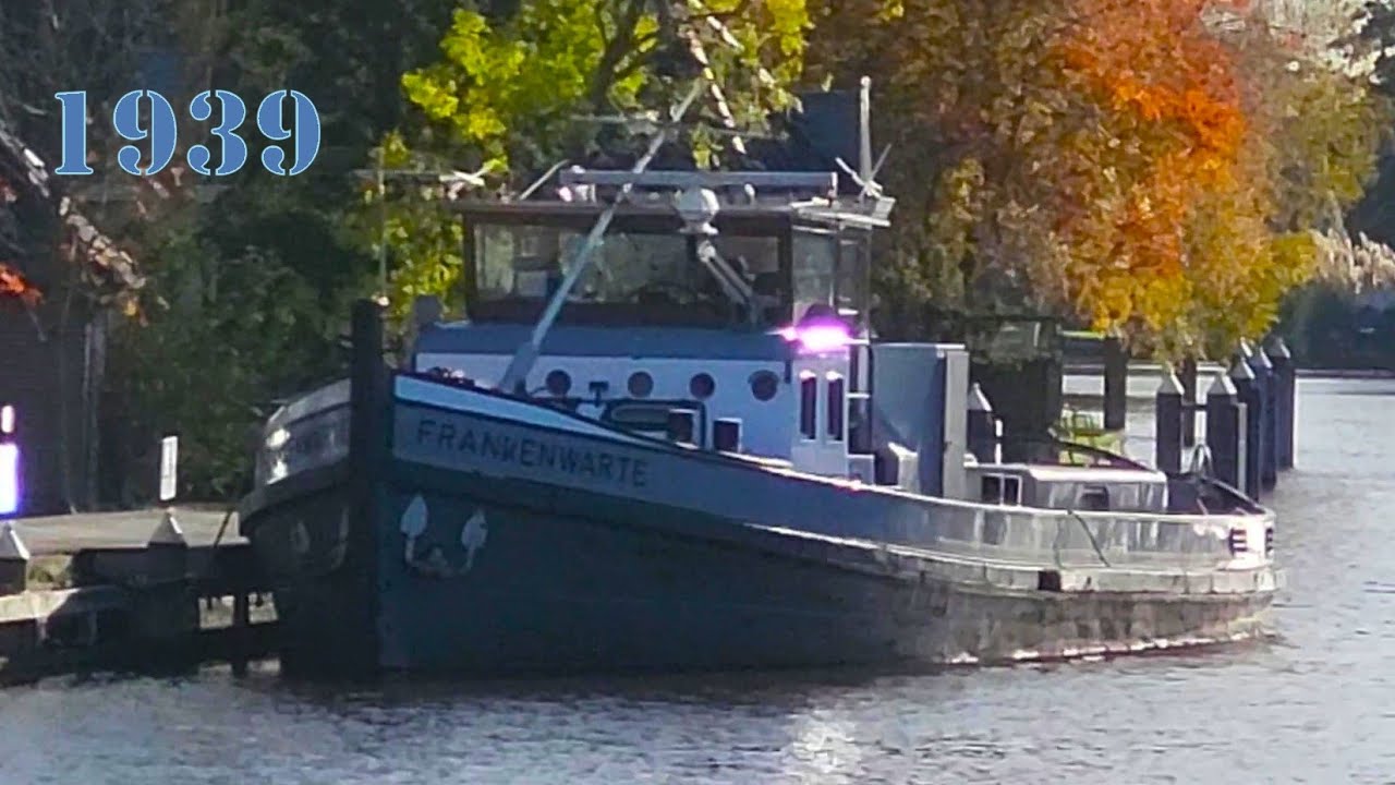 Старые корабли в Нидерландах. Буксир FRANKENWARTE, 1939 год, Германия, Мюнхен.