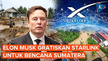Elon Musk "Turun Tangan" Gratiskan Internet Starlink untuk Korban Banjir Sumatera