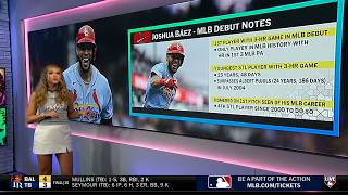 MLB Quick Pitch highlights Joshua Baez being the first player ever to have 3 HR s in his MLB Debut