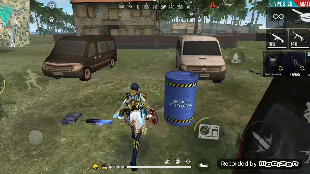 Jogando Free Fire no ultra nova atualização������ Asus ZenFone Max Pro m1