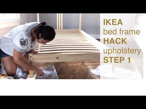 IKEA Bed Frame, Headboard Hack (STEP 1)