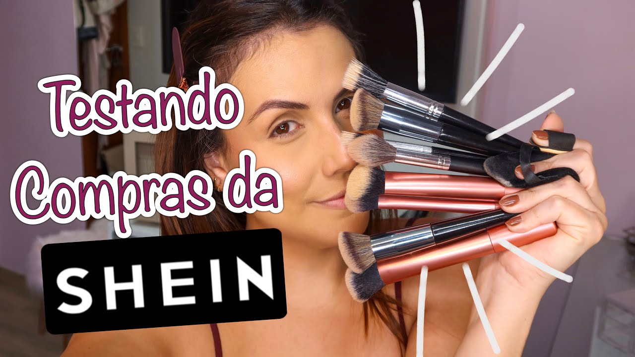 TESTANDO COMPRAS NA SHEIN: PINCEIS E ESPONJAS DE MAKE