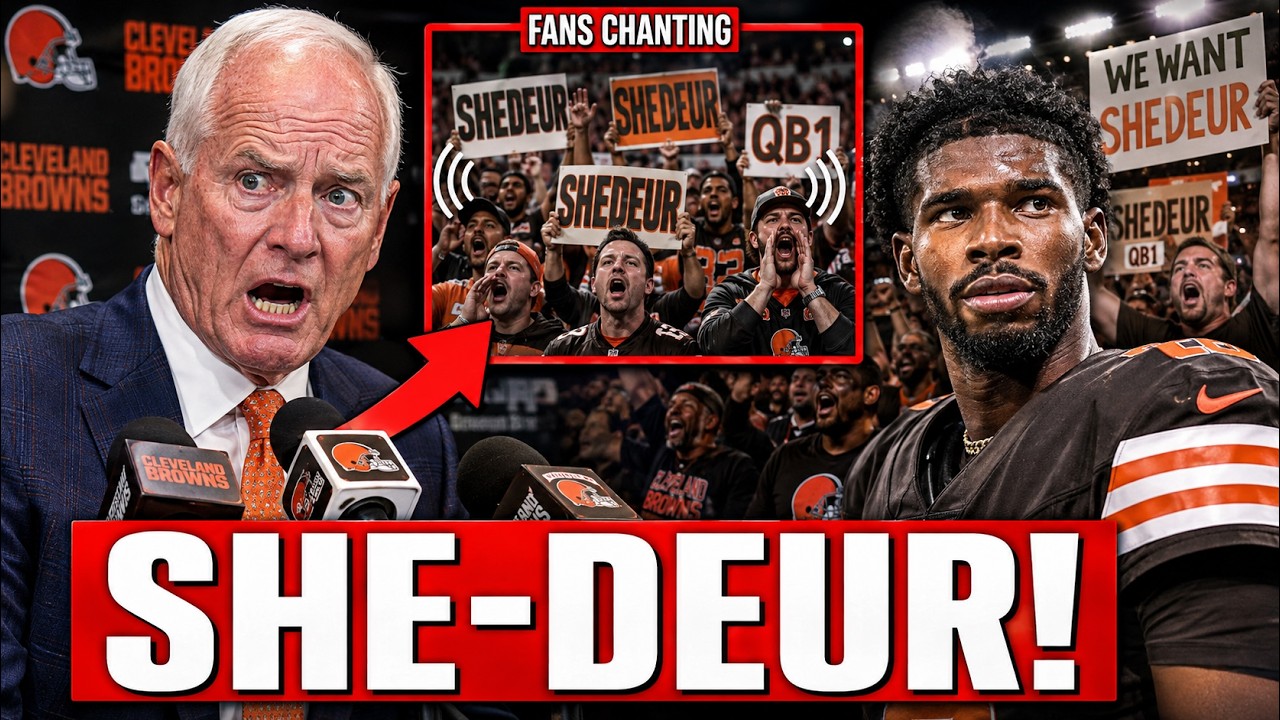 WATCH: "SHE-DEUR!" Jimmy Haslam DROWNED OUT by Fans Demanding Shedeur – Browns in CHAOS!