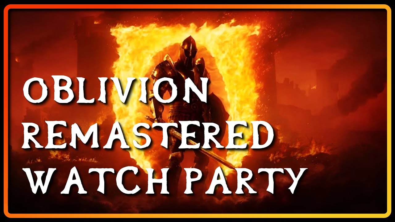 Watching the Oblivion Remastered Reveal at 11am EST!