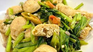 Sayur Campur Kacang Buncis & Sawi Dengan Tauhu Kering ❤️