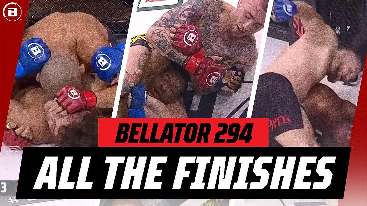 ALL FINISHES from the Bellator 294 Fights