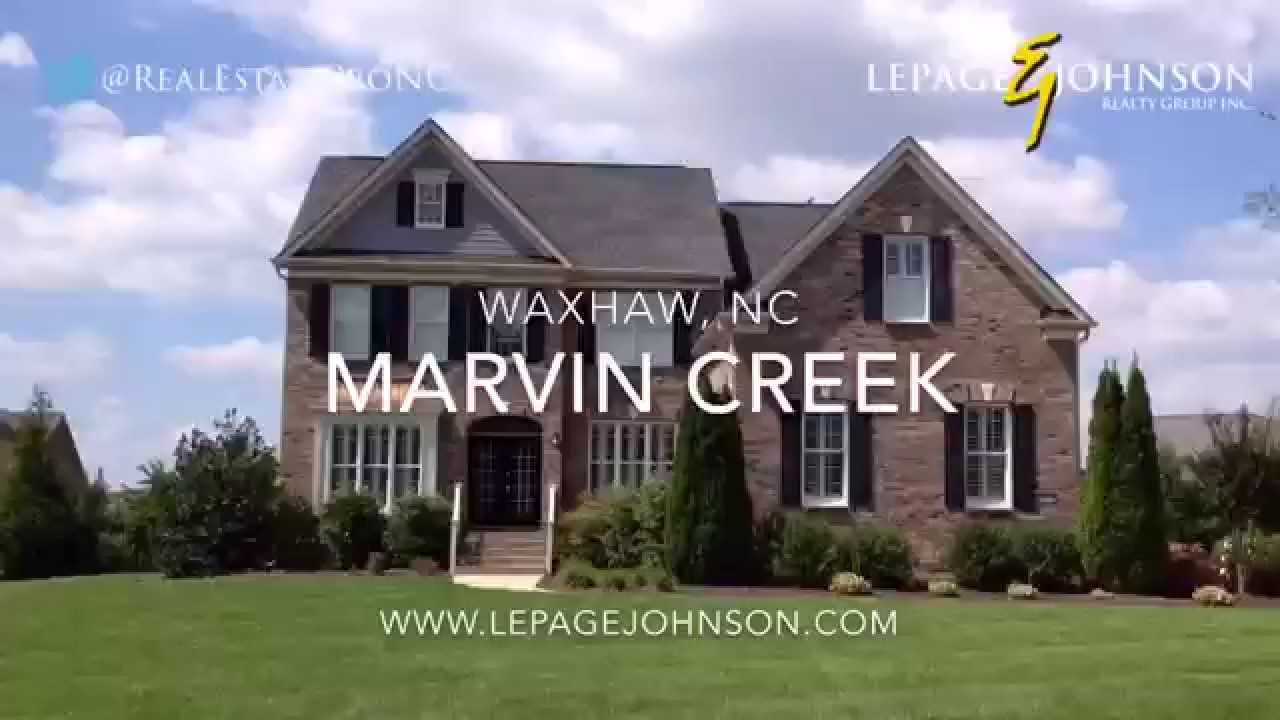 Marvin Creek Waxhaw NC YouTube
