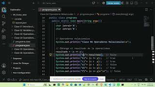 Clase 04 Operadores Relacionales | Curso de Java