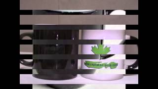 Seramik Kupa Bardak -Sihirli Kupa-Sublimasyon Bardak Kupa Yaprak Seramik