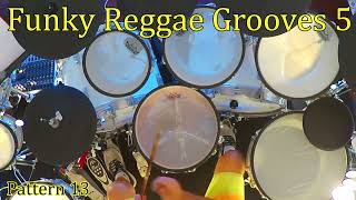 Funky Reggae Grooves Drum Lesson 5 Pattern 13