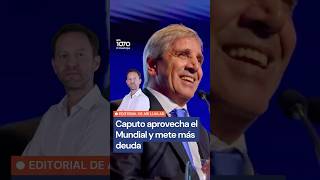 Así te abrochó Caputo mientras mirabas el partido de Argentina