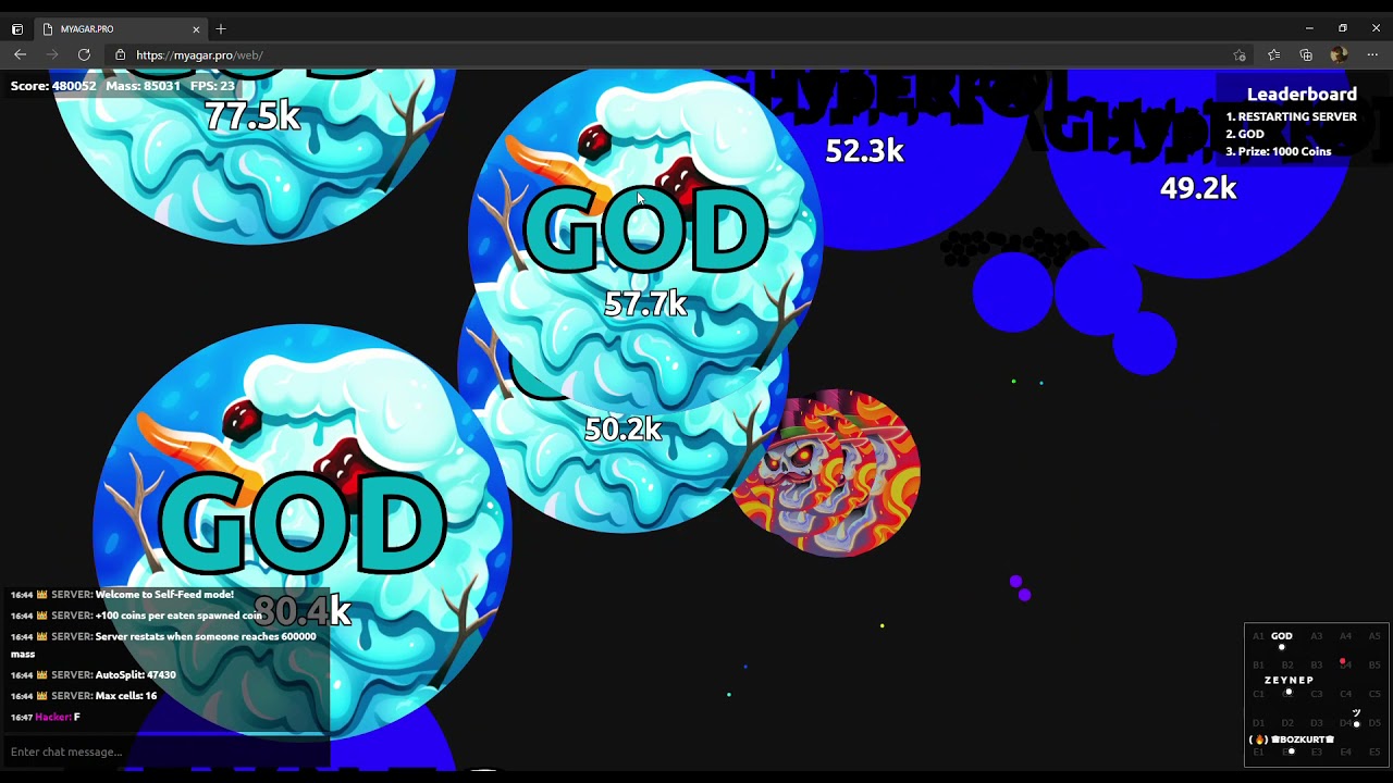 myagar.pro and sorry its without music