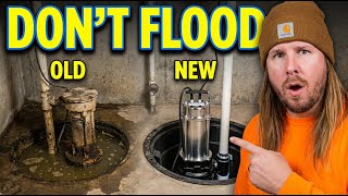 How to Replace a Sump Pump, Don't let your Basement Flood!