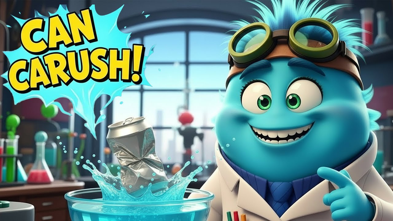 💥 Why Did This Soda Can IMPLODE?! Air Pressure Science Experiment