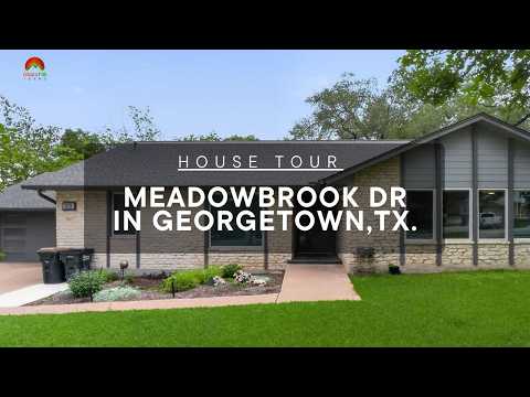 513 Meadowbrook Dr, Georgetown, TX home video tour