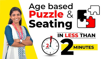 Puzzle Less than 2min | Age based three variables Puzzles | Veranda Race