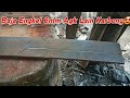 Baja Engkel Emang Beda ‼️ Di Buatkan Golok King Cobra Fulltang pesanan @sniperantigalau