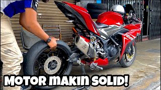 R25 Tukar Rim Dan Tayar Besar!