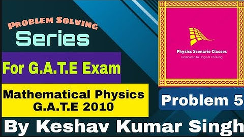 Evaluation of Eigen Values // GATE 2010 // Mathematical Physics// Problem Solving Series