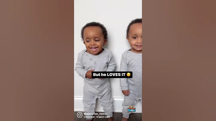 Our Baby Twins ARE OBSESSED WITH EACH OTHER #Shorts