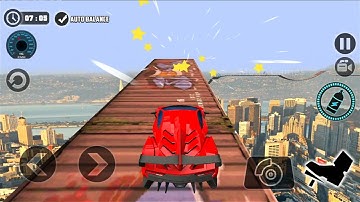 Mega Ramp Car Stunts Racing Impossible Tracks 3D #8 Android GamePlay  Moho Games