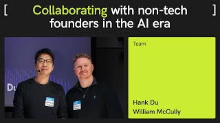 Collaborating with non-tech founders in the AI era — AI Focused TechSpot