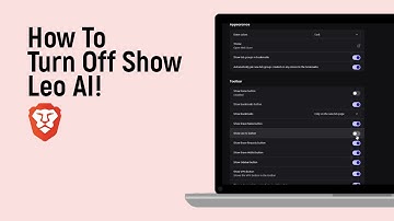 How to Turn Off Show Leo AI Button on Brave [easy]