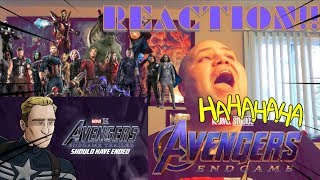 How The Avengers Endgame Trailer Should Have Ended REACTION!!