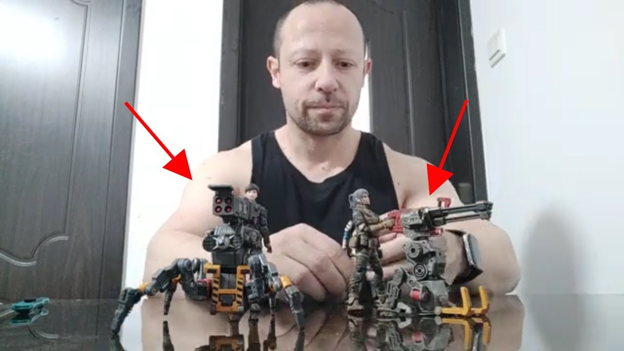 Joy Toy X12 Firepower and Trajectory type Attack Support Robot 