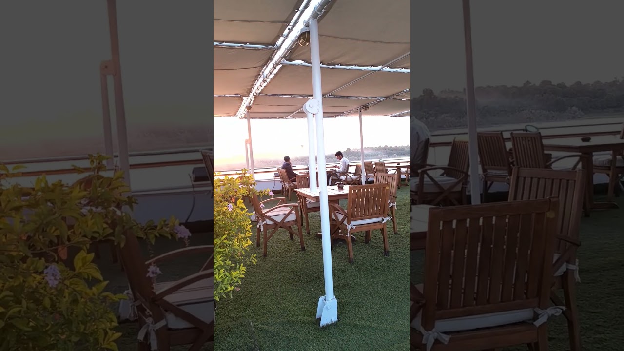 A bordo do Navio Salácia nas águas do Rio Nilo