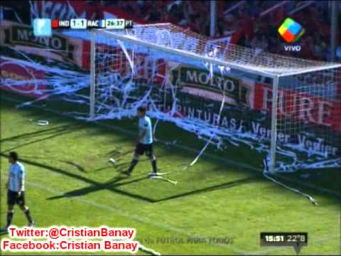 Independiente 2 Racing 1 (Relato Sebastian Vignolo) Torneo Primera Division 2014 Los goles