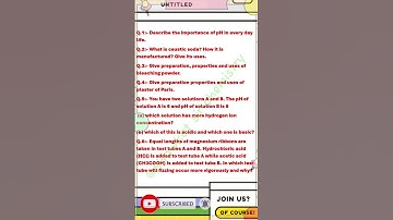jkbose class 10th important questions 2025 🔥 Acids Bases and Salts class 10 most important questions