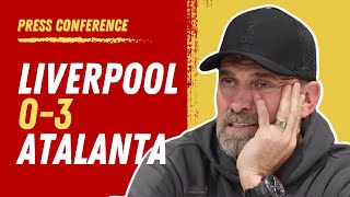 Liverpool 0-3 Atalanta | Jurgen Klopp Post-Match Press Conference