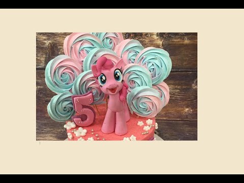 как слепить маленькую пони на торт из мастики / MY LITTLE PONY Cake Tutorial