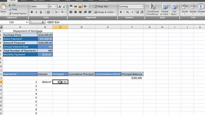 How To Create An Amortization Table In Microsoft Excel