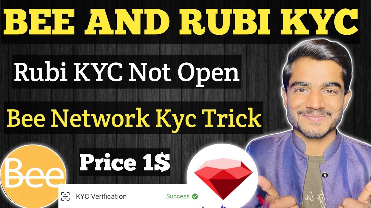 Bee Network KYC Trick | Rubi Kyc Not Open Solution | Rubi Price | Bee Network New Update